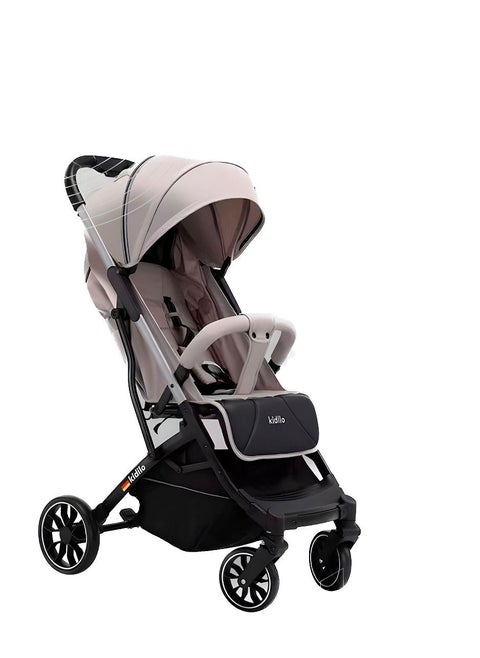Foldable Baby Stroller Beige/Black