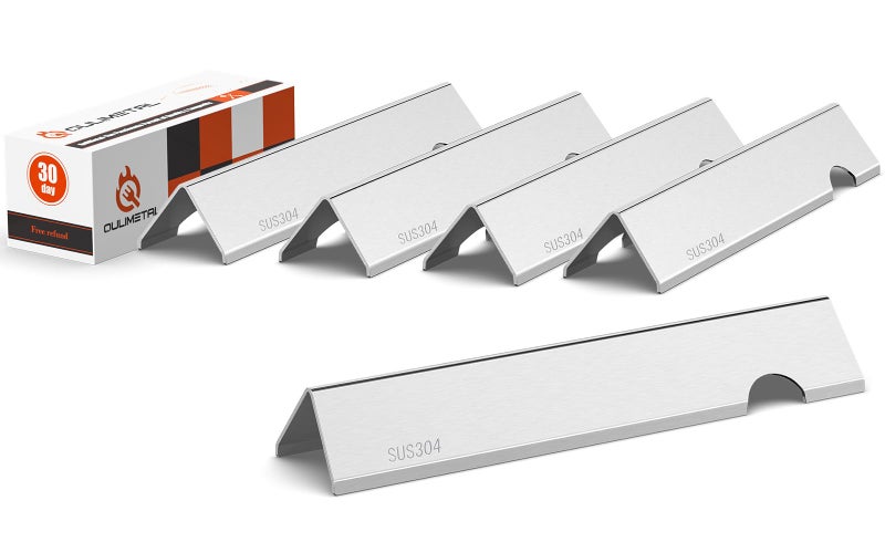 QuliMetal SUS304 Flavorizer Bars for Weber Genesis IILX 300 Series Genesis II E310 II E330 II E335 II S335 II LX SE340 2017 and Newer Gas Grills Heat Plates Replacements for 6603266795