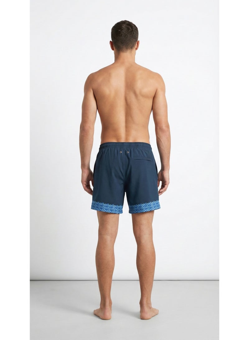 Cetus Board Short Wave - Junior (Black/Blue) - Image 2