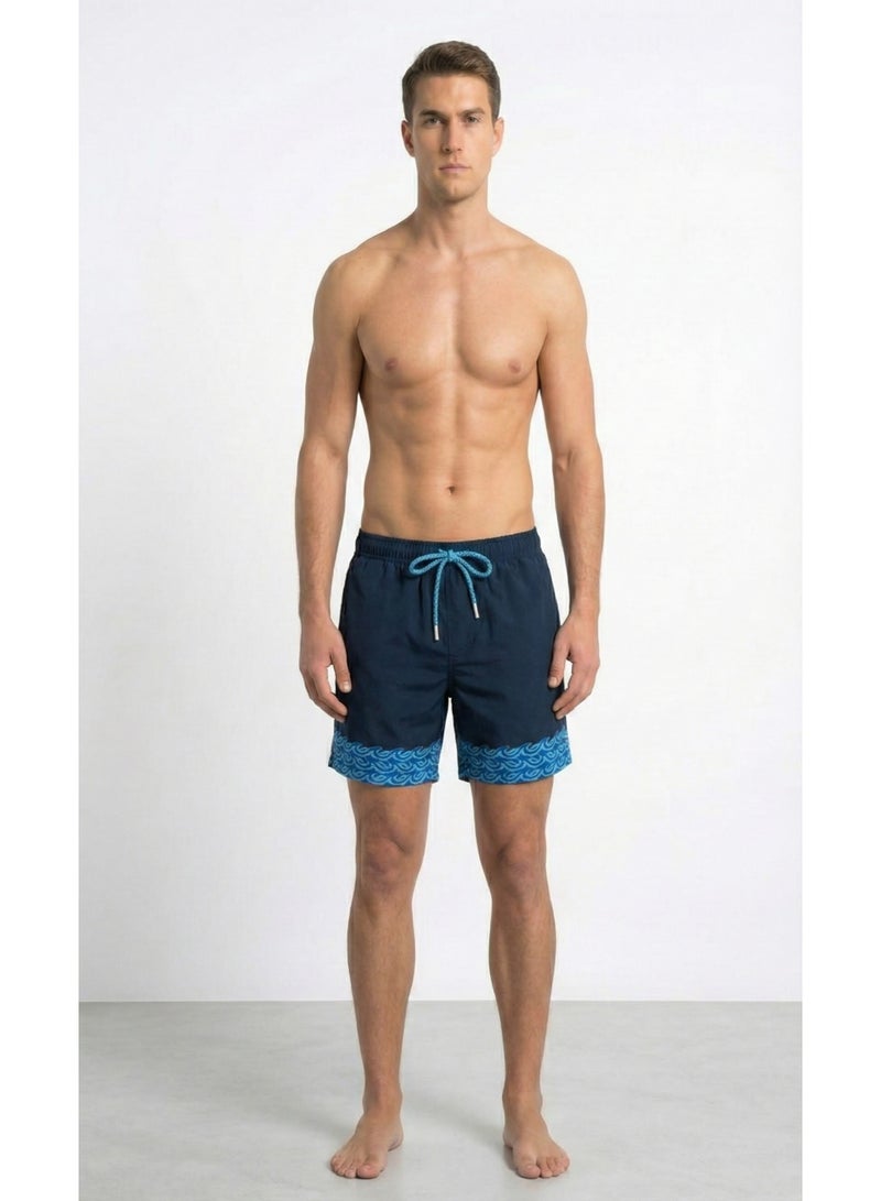 Cetus Board Short Wave - Junior (Black/Blue) - Image 3