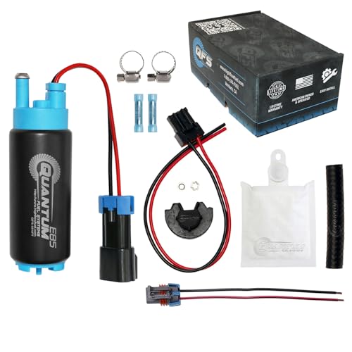 HFP QFS 340 LPH E85 / Ethanol Compatible Fuel Pump with Installation Kit - Image 1