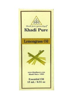 Khadi Pure Herbal Lemongrass Essential Oil 15Ml  - Image 1