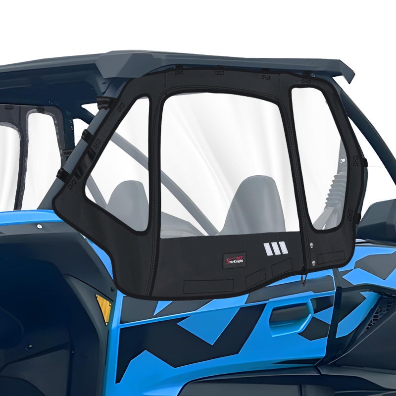 StarknightMT KRX 1000 Cab Enclosure Upper Doors,Upgrade Zipper Vent Soft Side Window Compatible With Kawasaki 2020-2026 Teryx KRX 1000,Soft Cab Doors Top Enclosure-Replace 99994-1298 Accessories - Image 1