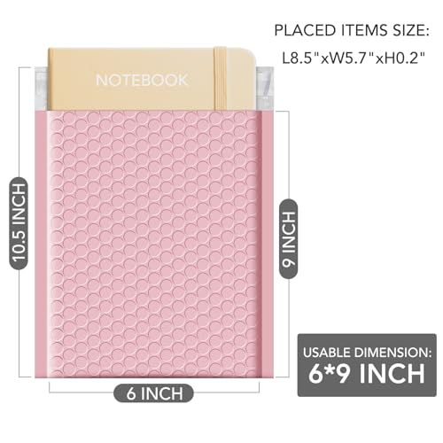 GSSUSA Bubble Mailers 6x10 Inches 100 Pack Size 6x9” Bubble Mailer Envelopes Small Packaging Mailing Envelope Bags Shipping Bag Bulk Pack Self Seal Package Mail Packing Business Supplies, Light Pink - Image 2
