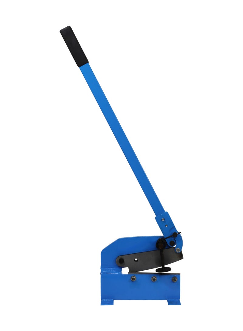 LAWAZIM Hand Plate Shearing Machine -8inch Blue- Heavy-Duty Sheet Metal Plate Shear with Precision Cutting Blade and Spring-Loaded Handle -for Industrial Fabrication Projects DIY Metalwork Home Repair - Image 1