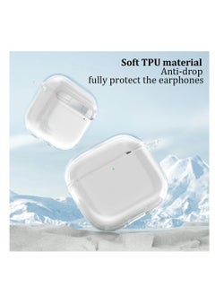 Generic Case Compatible with AirPods 4/4 NC , Soft Silicone Earphone Protective Case Cover with Lanyard, Lightweight, Shockproof - Transparent  - Image 5