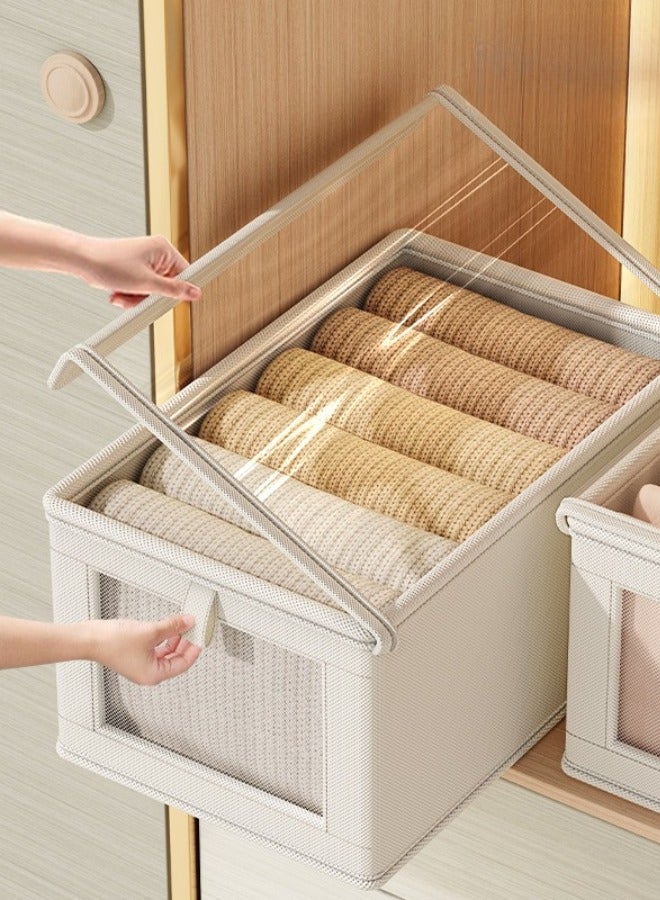 1PC,Clothes Storage Box,Foldable Clothes Organized Closet  - Image 2