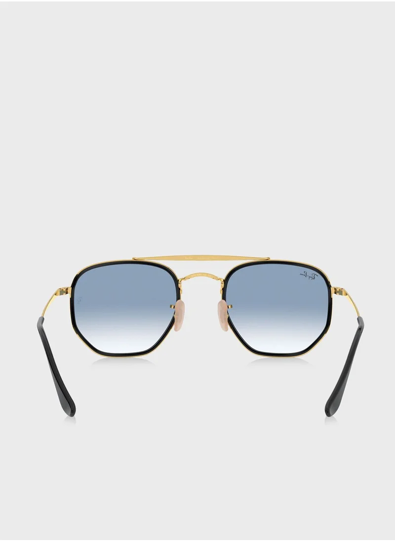 Ray-Ban 0Rb3648M The Marshal Ii Irregular Sunglasses