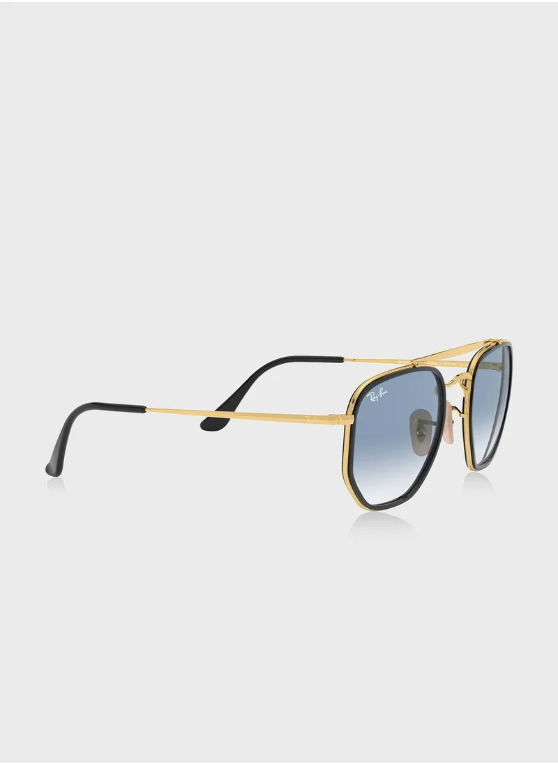 Ray-Ban 0Rb3648M The Marshal Ii Irregular Sunglasses