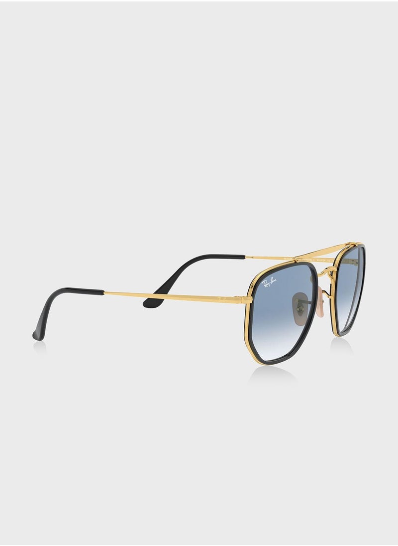 Ray-Ban - 0Rb3648M The Marshal Ii Irregular Sunglasses - Image 1