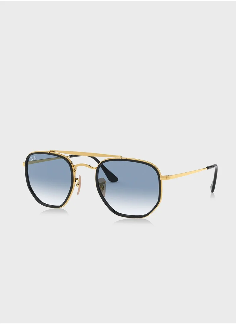 Ray-Ban 0Rb3648M The Marshal Ii Irregular Sunglasses