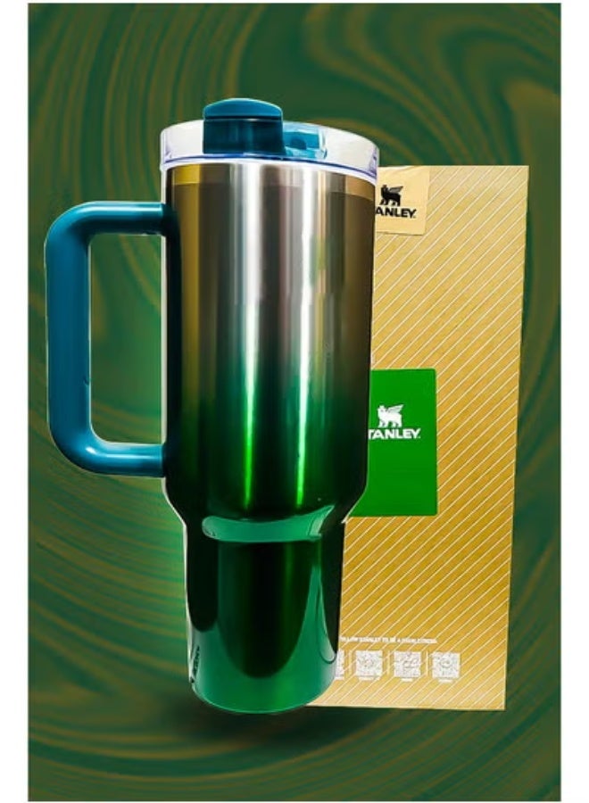 Stanley Stanley 40oz Tumbler – Stainless Steel Travel Mug with Reusable Straw – BPA Free, Eco-Friendly & Dishwasher Safe – Leakproof FlowState Lid & Double Wall Vacuum Insulation – Keeps Drinks Hot 16H & Cold 24H – Slim Base Fits Car Cup Holders – Sturdy Ergonomic Handle for Easy Use at Home, Work or On the Go - Image 2