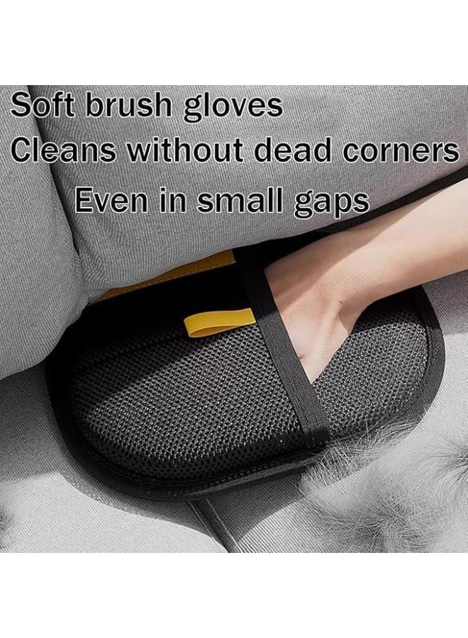 LINJIE Reusable Double-Sided Fixed Hair Removal Gloves - For Pet Grooming - Quick and Safe Furniture Cleaning - Image 1