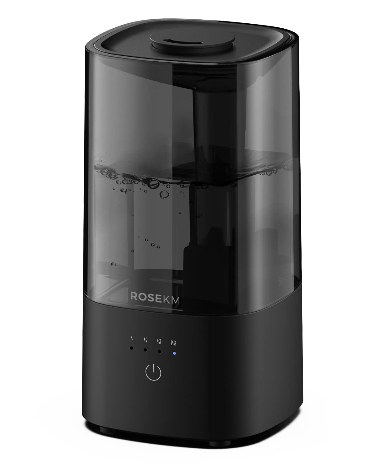 ROSEKM Humidifiers for Bedroom 20L Cool Mist Humidifier for Home Plant and Baby Nursery Quiet Ultrasonic Humidifier with 360 Nozzle Auto ShutOff Filterless Black