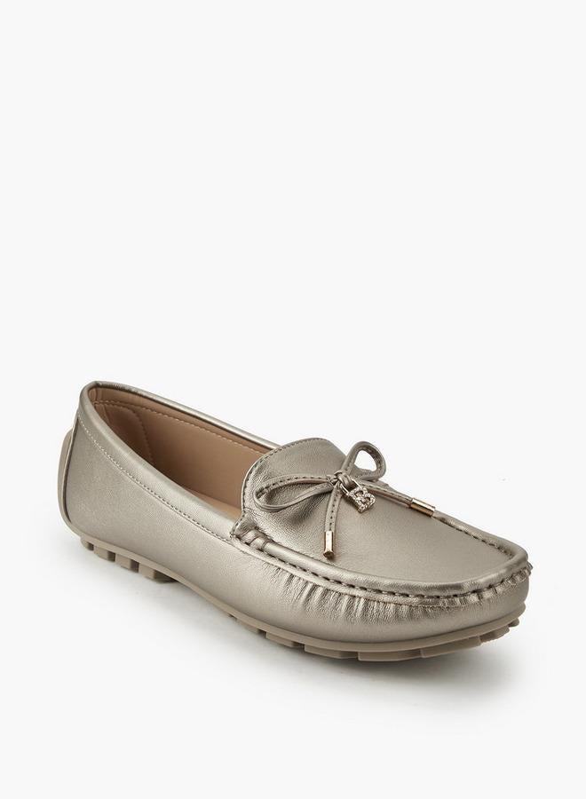 Flora Bella By Shoexpress Women Bow Detail Loafers - Image 1