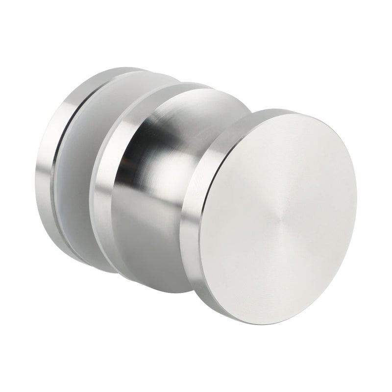 Alise Shower Door Handle Sliding Shower Doors Knob Heavy Duty Solid SUS304 Stainless Steel Knob Pull Hardware Replacement Parts for Bathroom Glass Doors Brushed Nickel