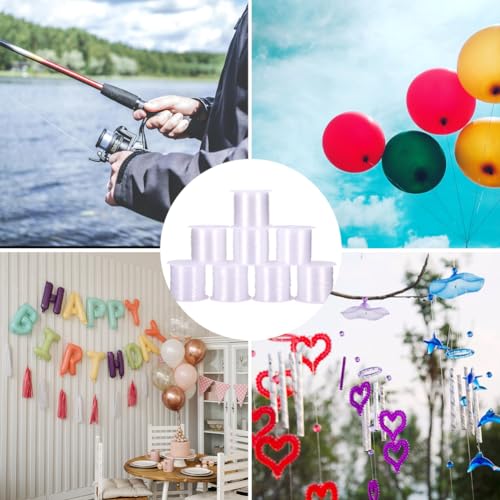EEE ELECRELIVE 142 Yards/Roll Clear Fishing Wire Invisible String 0.2mm Nylon Transparent Thread Strong Hanging Wire Elastic String DIY Bracelet Necklace Making Crafts - Image 5