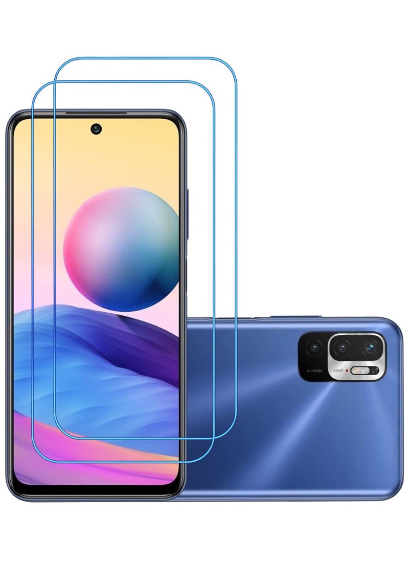 ACLIX 2 Pieces Antistatic ESD Dustproof Premium Quality High Definition Clear Tempered Glass Screen Protector Designed For Xiaomi Redmi Note 10 5G - Image 1