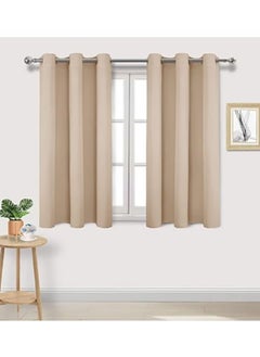 2-Piece Blackout Thermal Window Curtains Beige 100x130cm - pzsku/ZB0BB542F1F93E12628A2Z/45/_/1735904837/bdf1fab2-a2e8-4f63-a7b5-ed27a54108c4