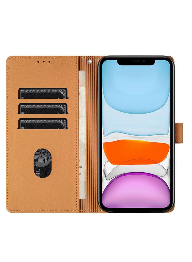 S-TOP Case For iPhone 11 Cartoon Elephant Embossed Leather Phone Case - Image 5