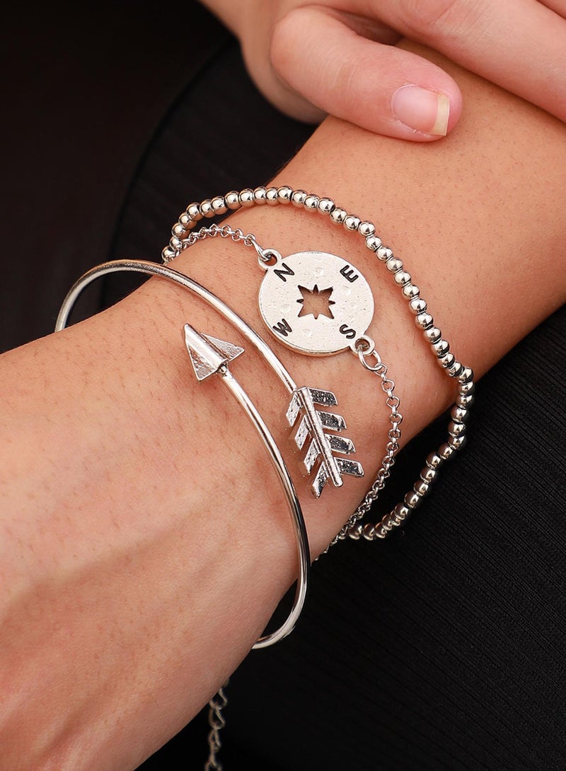 SOHI Sailor's Multi-Layer Artificial Bracelet Jewellery - Image 3