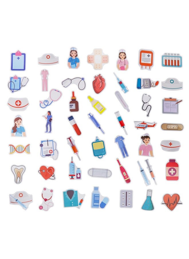 Cleverplay 100 Pack Nurse Stickers, Medical Healthcare Doctor Party Favors, Birthday Decorations - Image 2