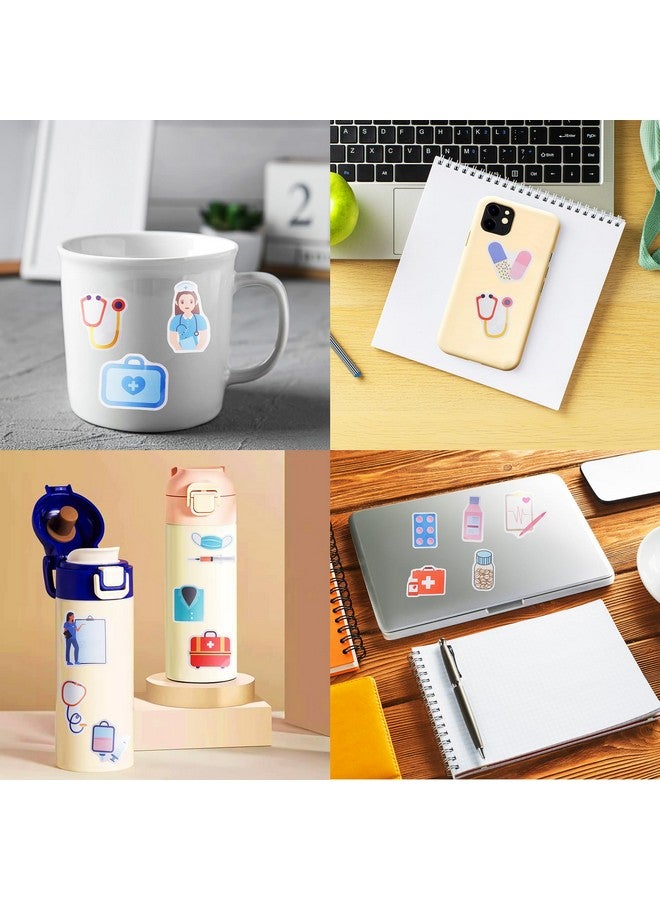 Cleverplay 100 Pack Nurse Stickers, Medical Healthcare Doctor Party Favors, Birthday Decorations - Image 5