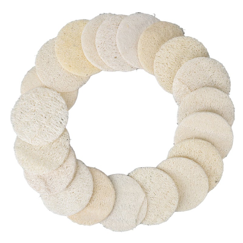 20pcs Exfoliating Loofah Facial Scrubber Gentle Body Facial Cleansing Makeup Remover Brush - Image 2