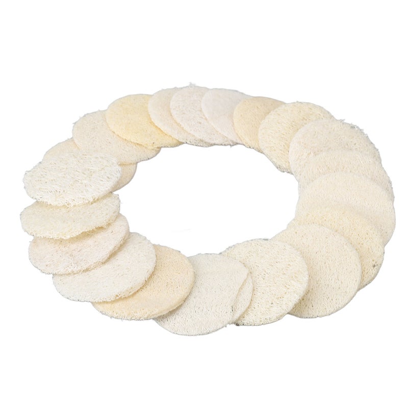 20pcs Exfoliating Loofah Facial Scrubber Gentle Body Facial Cleansing Makeup Remover Brush - Image 4