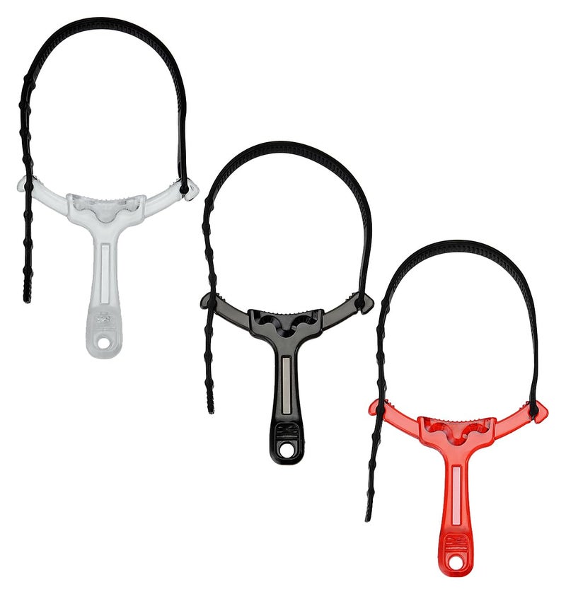Fotodiox Follow Focus Handles, Kit of 3 - Black, Red, Clear - Image 1
