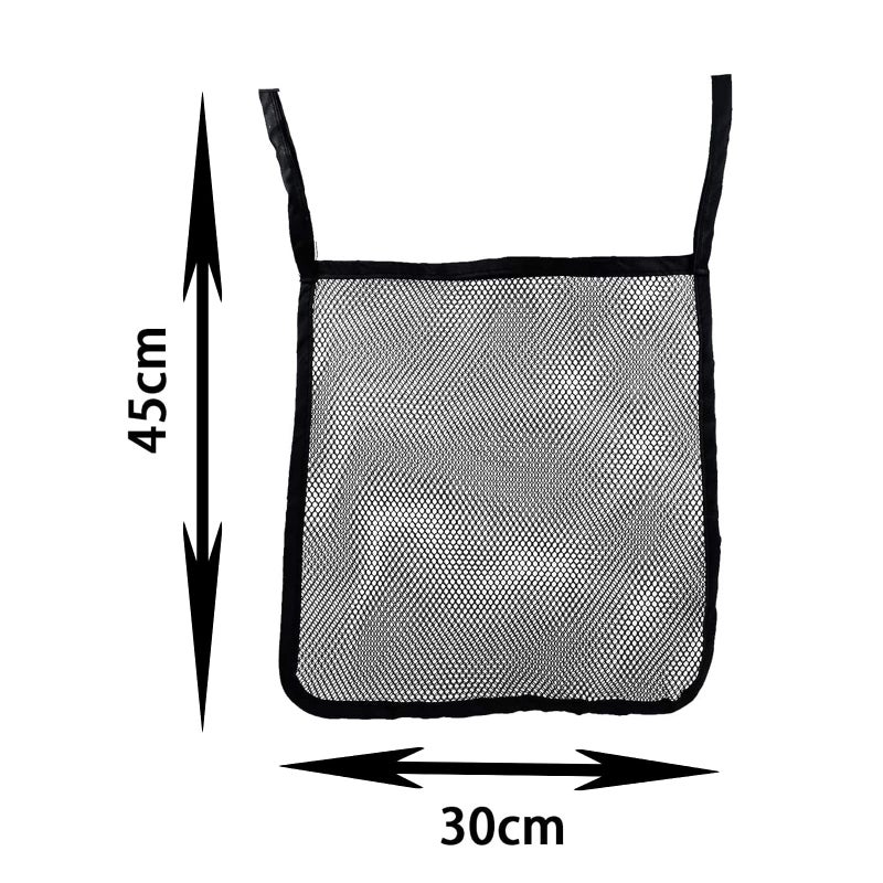 Dogxiong 2 Pack Portable Stroller Hanging Bag, Baby Stroller Organizer, Multifunctional Large Capacity Storage Container Bag for Diaper Bottle Toy, Stroller Hanging Storage Net Bag - Image 2