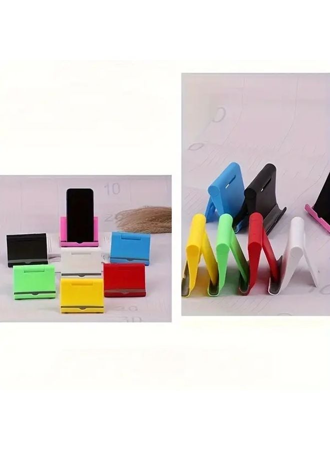 Universal Triangle Phone Stand Portable Plastic Holder For Cell Phones And Tablets In Assorted Colors - Image 2