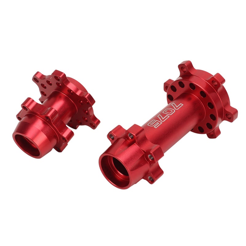 RC Motorcycle Wheel Hex Hubs Aluminum Front Rear Wheel Hex Hub for LOSI 1/4 Promoto MX Electric Motorcycle Modification Upgrade Red - Image 5