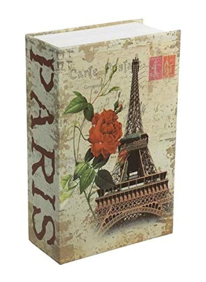 Book Safe with Key Lock Home Dictionary Diversion Secret Book Metal Safe Lock Box 18*11.5*5.5cm  - Image 1