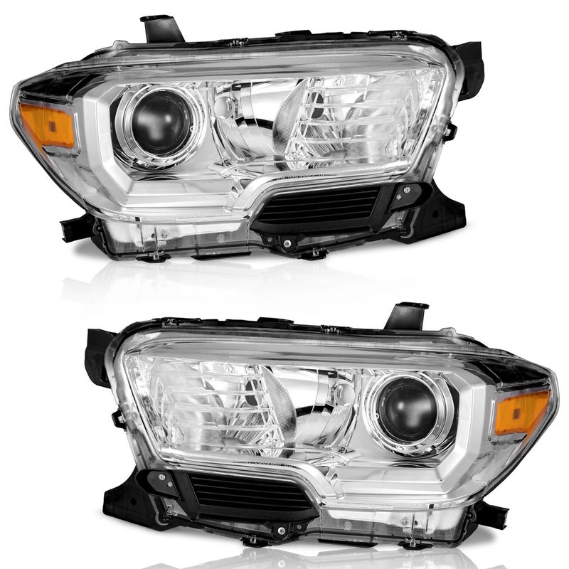 WEELMOTO Headlights for 20162023 Toyota Tacoma Models Does NOT Fit Models with Factory DRL Factory Halogen Models ONLY for 16 17 18 19 20 21 22 23 Tacoma Replacement Headlamp - Image 3