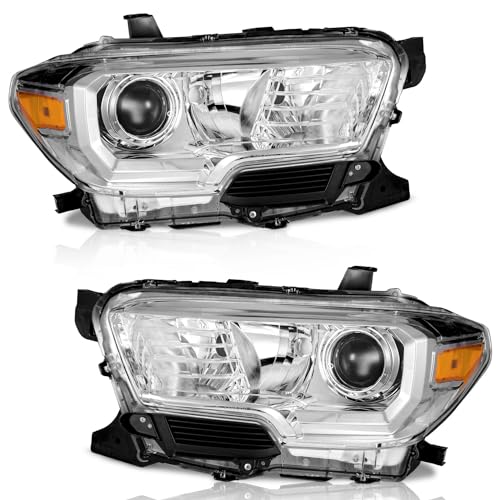 WEELMOTO Headlights for 20162023 Toyota Tacoma Models Does NOT Fit Models with Factory DRL Factory Halogen Models ONLY for 16 17 18 19 20 21 22 23 Tacoma Replacement Headlamp - Image 1