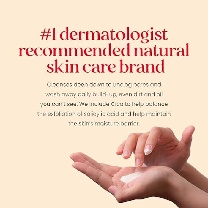 Burt's Bees Burt’s Bees Clear and Balanced Deep Cleansing Acne Scrub, Salicylic Acid Acne Treatment with Cica, Facial Cream Exfoliator Helps Unclog Pores and Reduce Acne, 4 Oz - Image 3