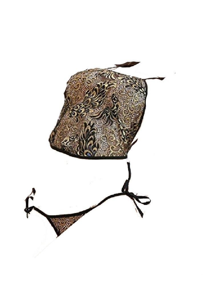 Women Floral Lace Sleepwear Bra and Panty  Lingerie Set  - Image 3