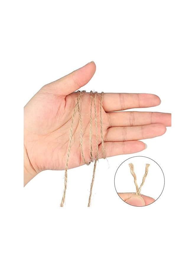 The Bros - Jute Twine String 2mm, 100M Natural Jute Rope, 2Ply Durable Jute Twine Heavy Duty For Crafts, Gift Wrapping, Gardening, Packing, Picture Display, Wedding, Christmas Decoration, Ornament - Image 1