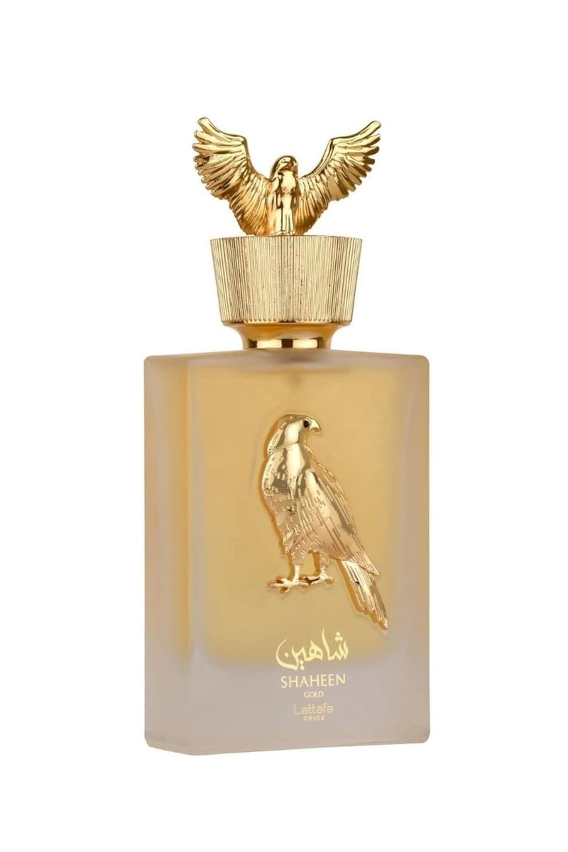 لطافة عطر شاهين جولد او دو بارفان 100 مل للرجال من لطافة - Image 1