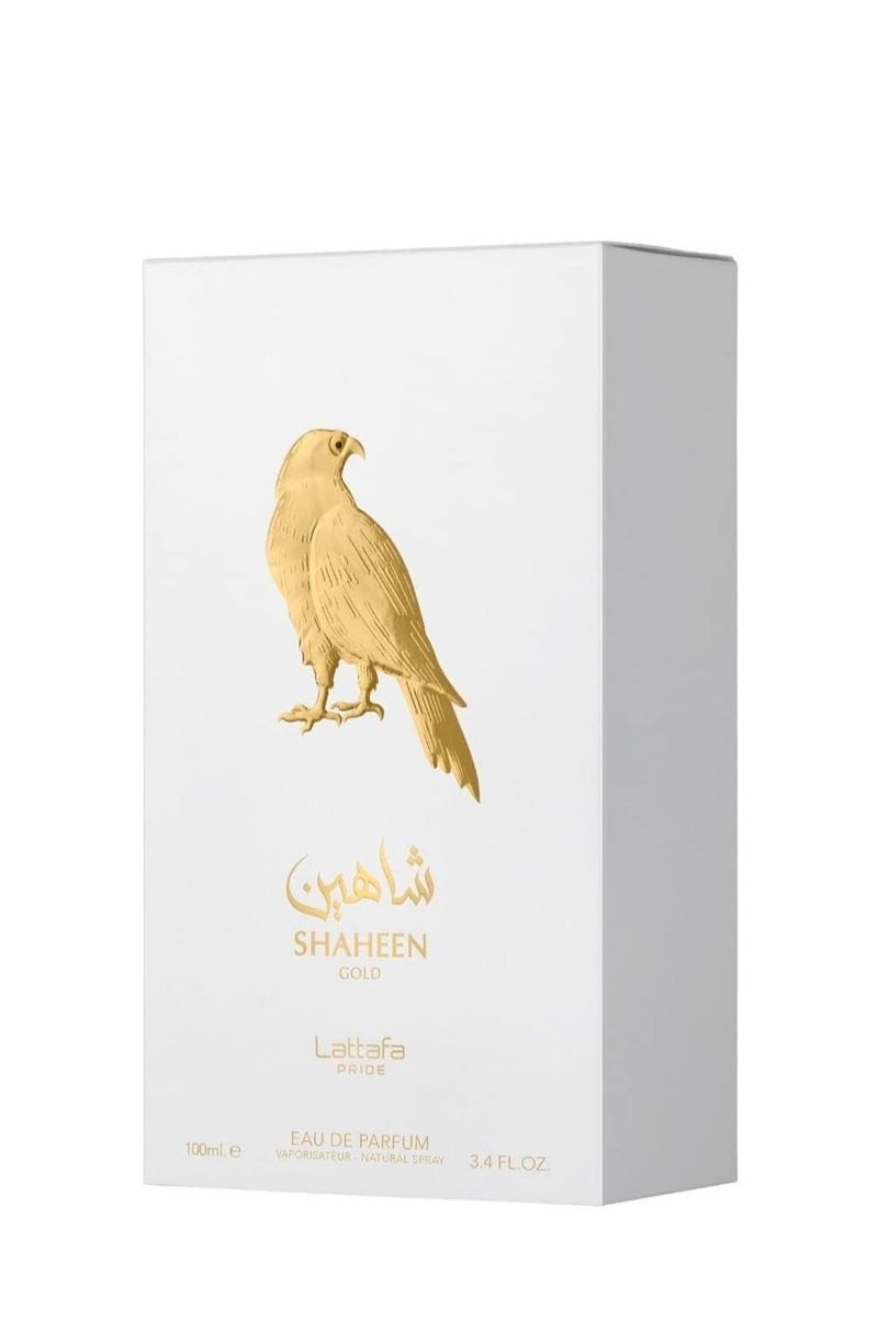 لطافة عطر شاهين جولد او دو بارفان 100 مل للرجال من لطافة - Image 2