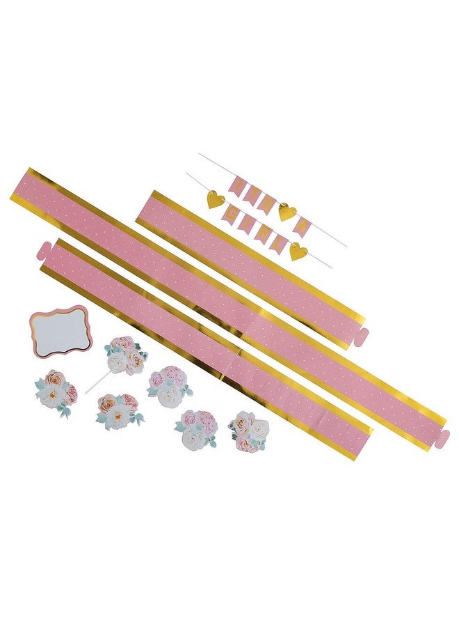 فن إكسبريس طقم تزيين كعكة حفاضات "It's a Girl" - 12 قطعة