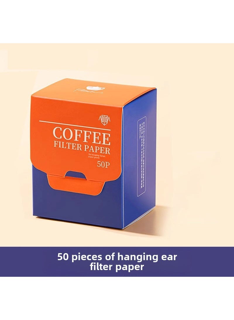 Japanese Drip Coffee Filter Bags 50 orange boxes with ears 