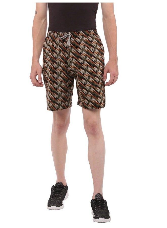 Dollar Men's Casual Cotton Bermuda Printed Shorts Assorted Colours (Pack of 1) - Image 1