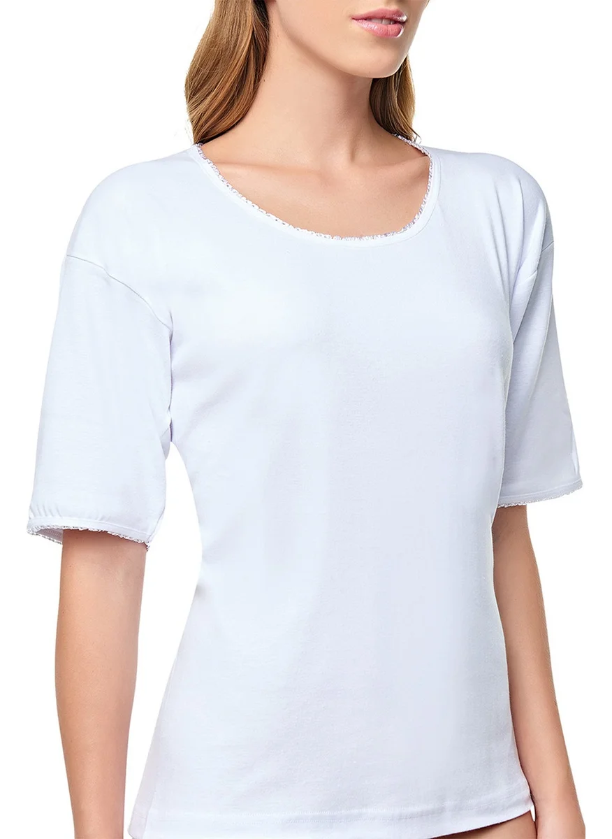 Tutku Passion Women's Half Sleeve Camisole Undershirt 3-Pack