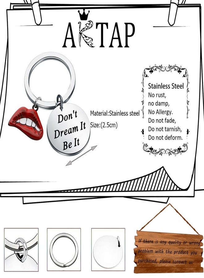 AKTAP The R Horror Show Inspired Keychain Don’t It Be It Lyrics Jewelry for Horror Fans - Image 5