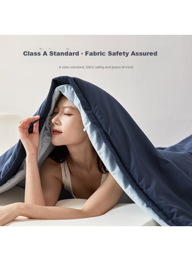 La Torretta Deep Sleep Temperature Control Quilt Machine Washable Double Layer Insert No Duvet Cover 150x200cm 5 Jin - Image 3