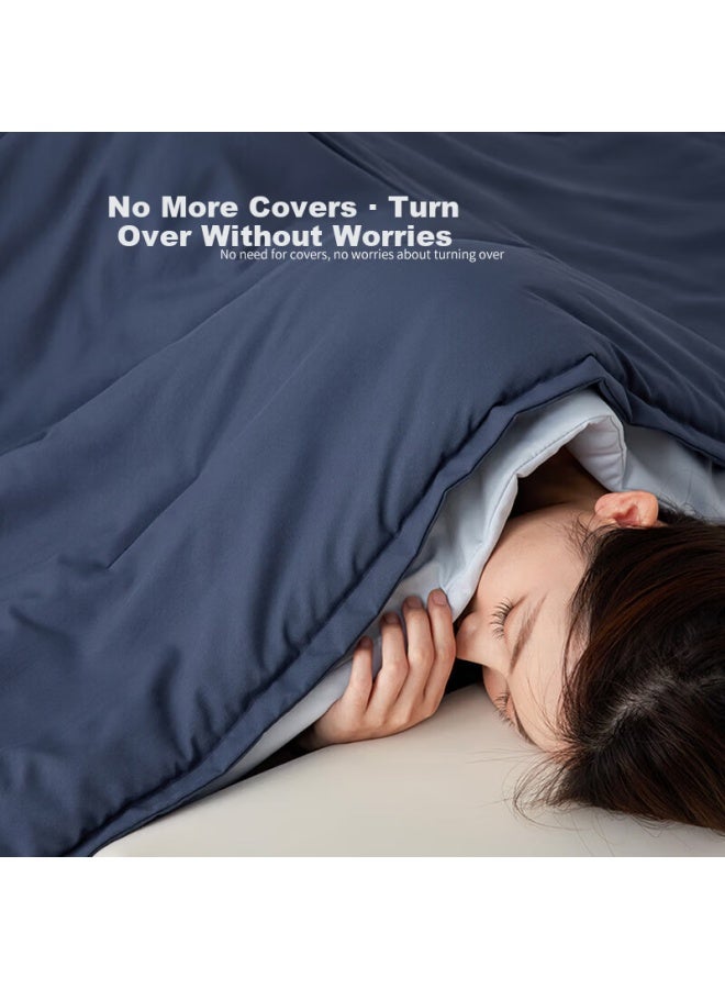 La Torretta Deep Sleep Temperature Control Quilt Machine Washable Double Layer Insert No Duvet Cover 150x200cm 5 Jin - Image 2