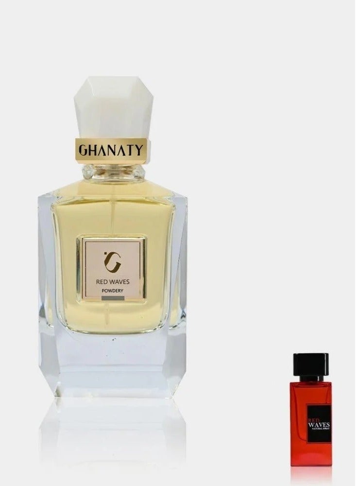 Ghanaty Ghanati Red Waves Perfume 80ml - Image 1
