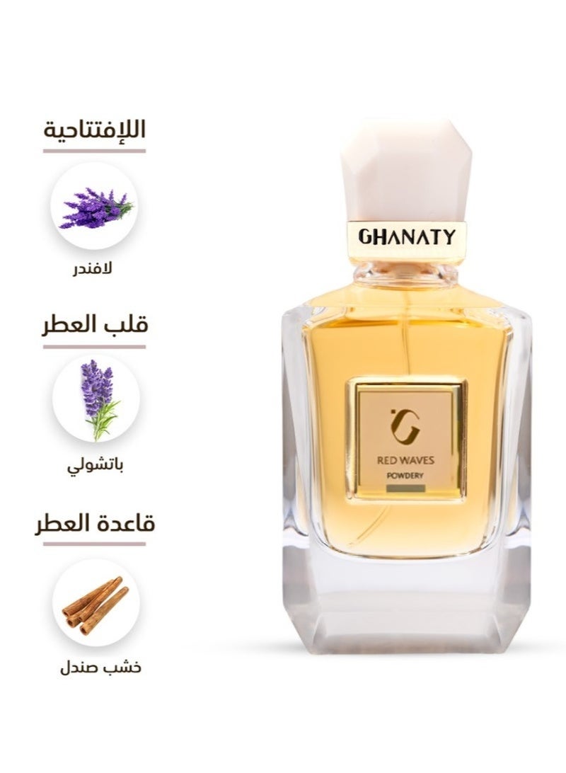 Ghanaty Ghanati Red Waves Perfume 80ml - Image 2